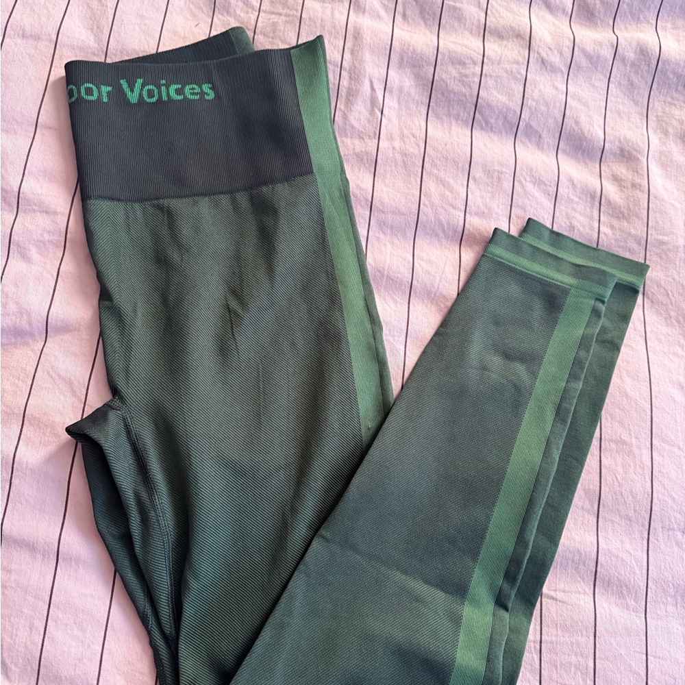 Outdoor Voices Forest Green Active Leggings